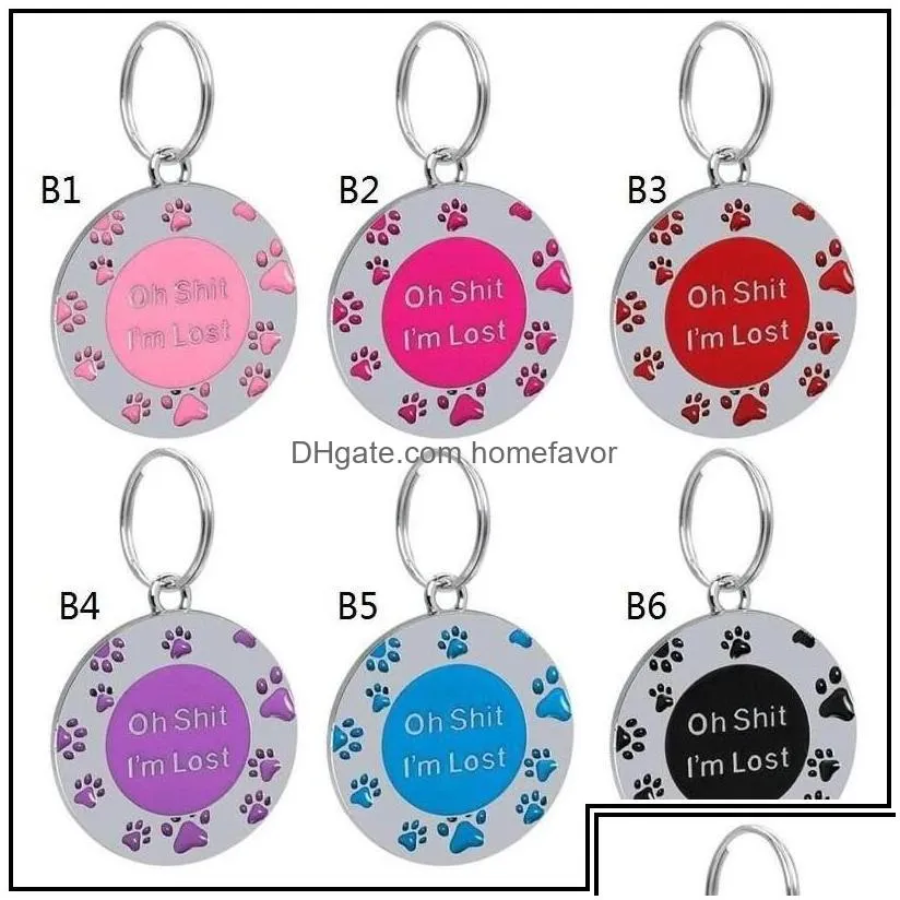 Dog Tag,Id Card Dog Tag Id Card Antilost Puppy Personalized Dogs Cats Name Tags Collars Necklaces Engraved Pet Nameplate Accessories D Dhiy7