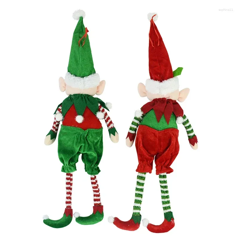 party decoration 1pcs christmas plush legs elf doll ornaments years home gifts xmas tree boy girl toy