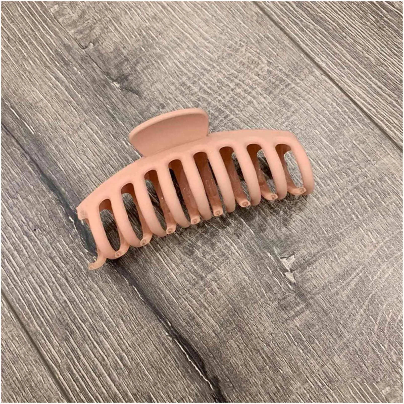 party favor korean solid big hair claws elegant frosted acrylic hair clips hairpins barrette headwear for women girls accessories