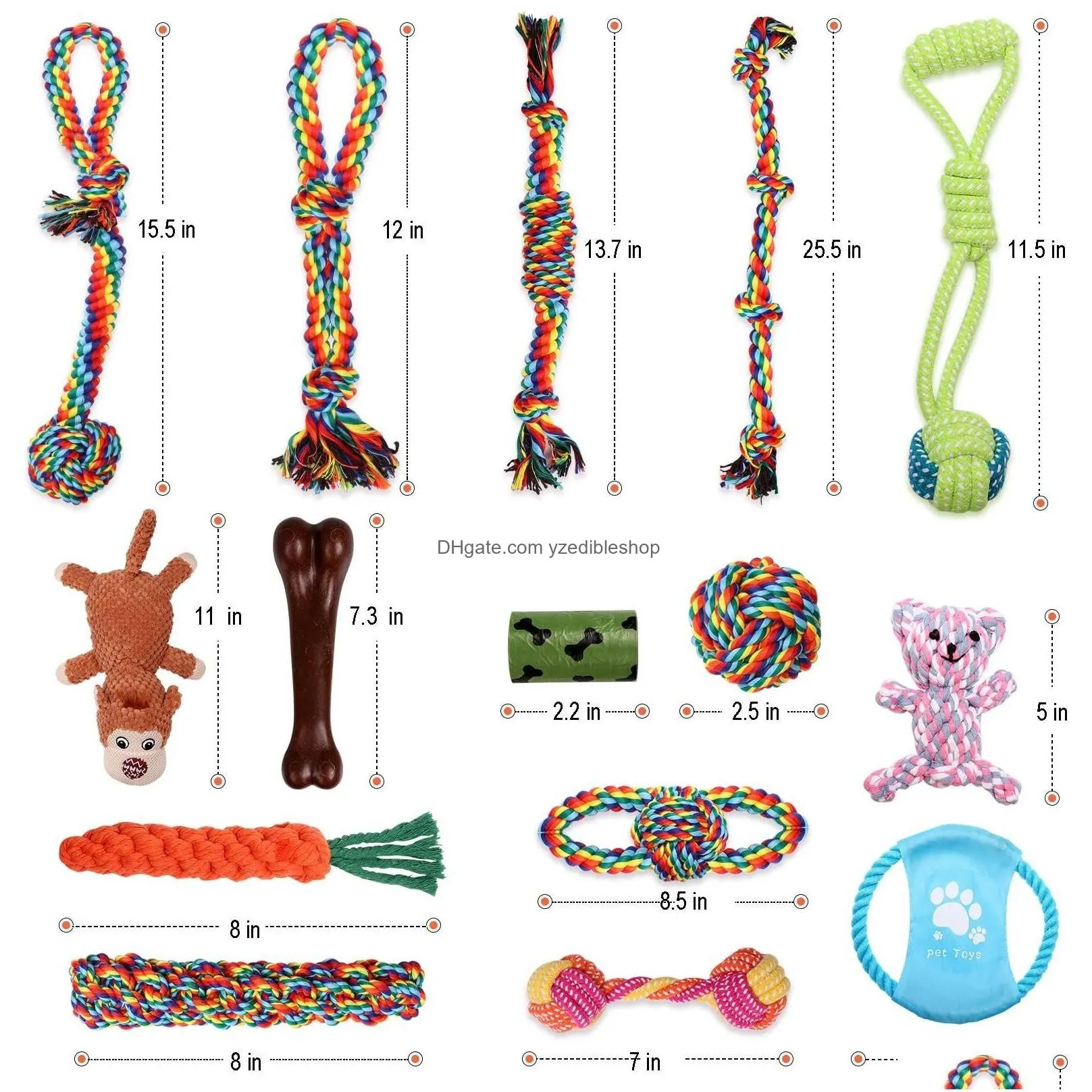 Dog Toys & Chews Dog Toys Chews Chew For Aggressive Chewers Puppy Teething Rope Tug Of War Drop Delivery 2022 Packing2010 Amzqo Home G Dhybs