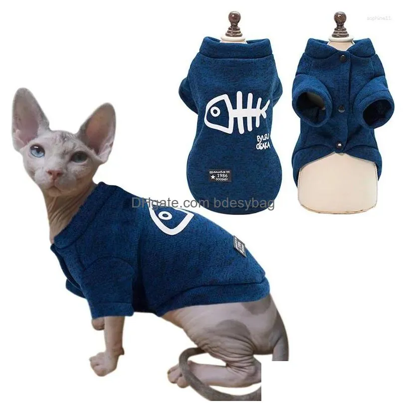 dog apparel cat clothes autumn winter warm for cats dogs sphynx kitty kitten coat jackets printed costumes pet clothing outfits