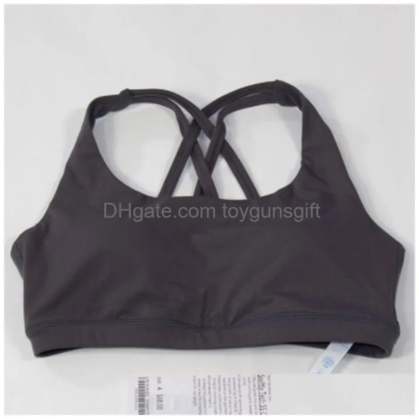 Womens Yoga Sport Bra High Impact Fitness Seamless Top Gym Active Wear Vest Sports Tops Same Style 2023 Drop Delivery Dhygc