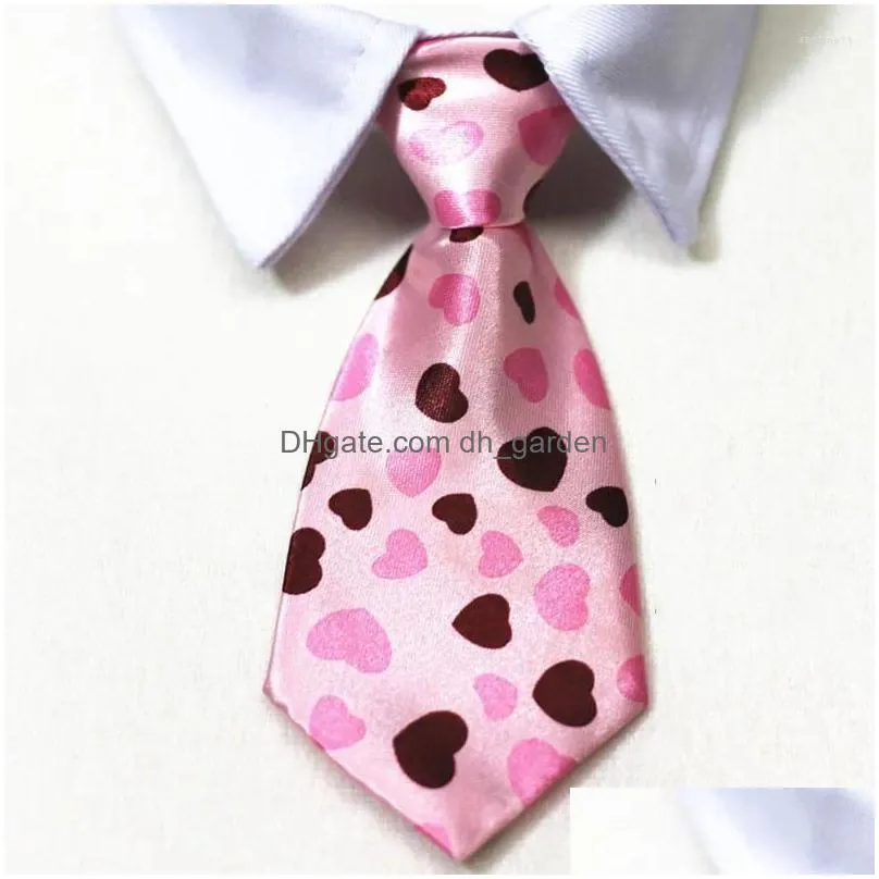 dog apparel pet formal necktie tie cat fake collar tuxedo bow cute adjustable solid corbata perro for wedding accessories