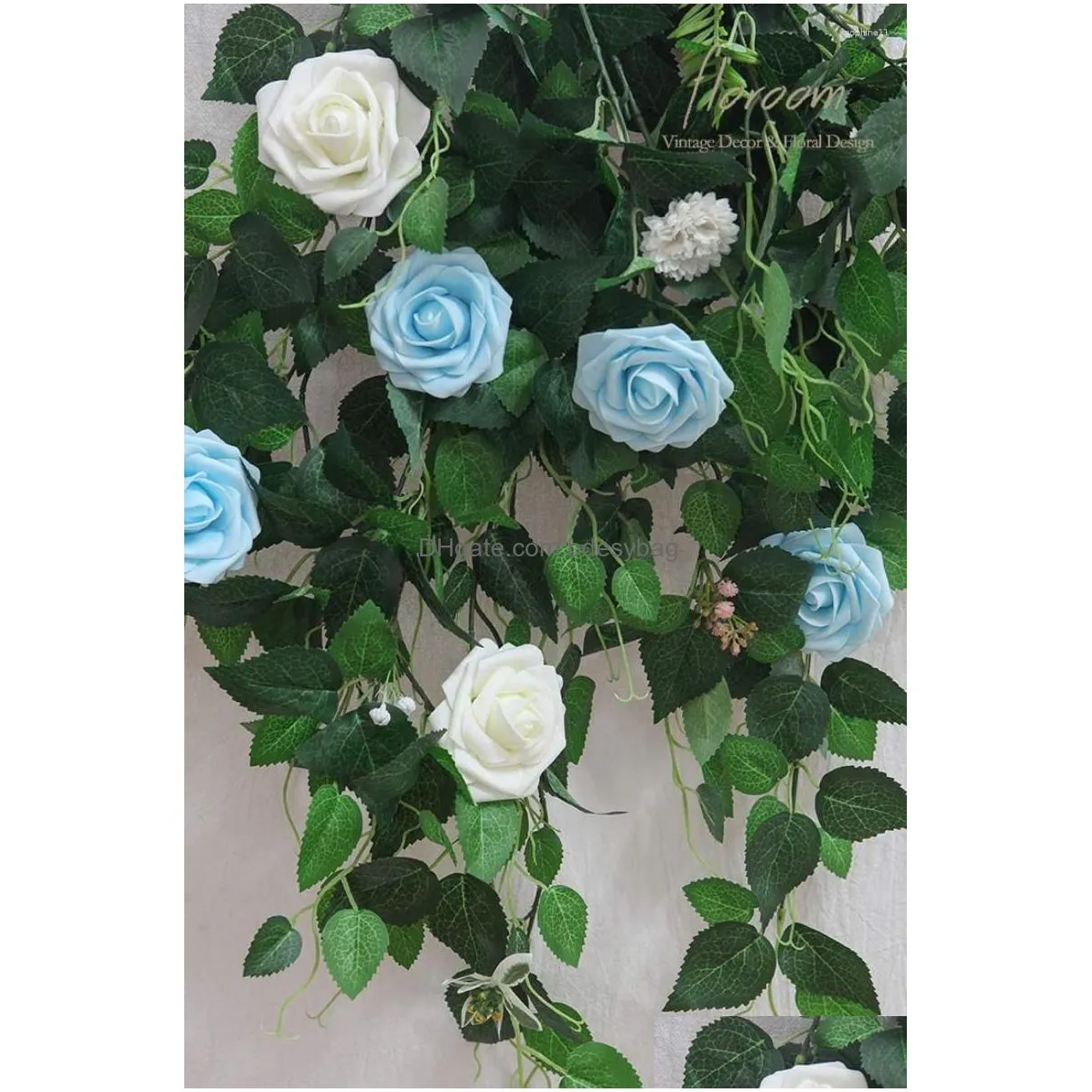 decorative flowers 50pcs artificial foam rose fake roses vintage diy bouquets for wedding bridal shower banquet party decor