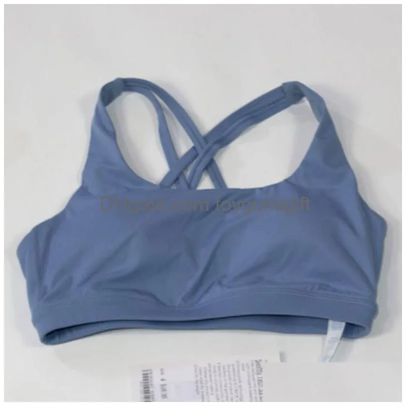Womens Yoga Sport Bra High Impact Fitness Seamless Top Gym Active Wear Vest Sports Tops Same Style 2023 Drop Delivery Dhygc