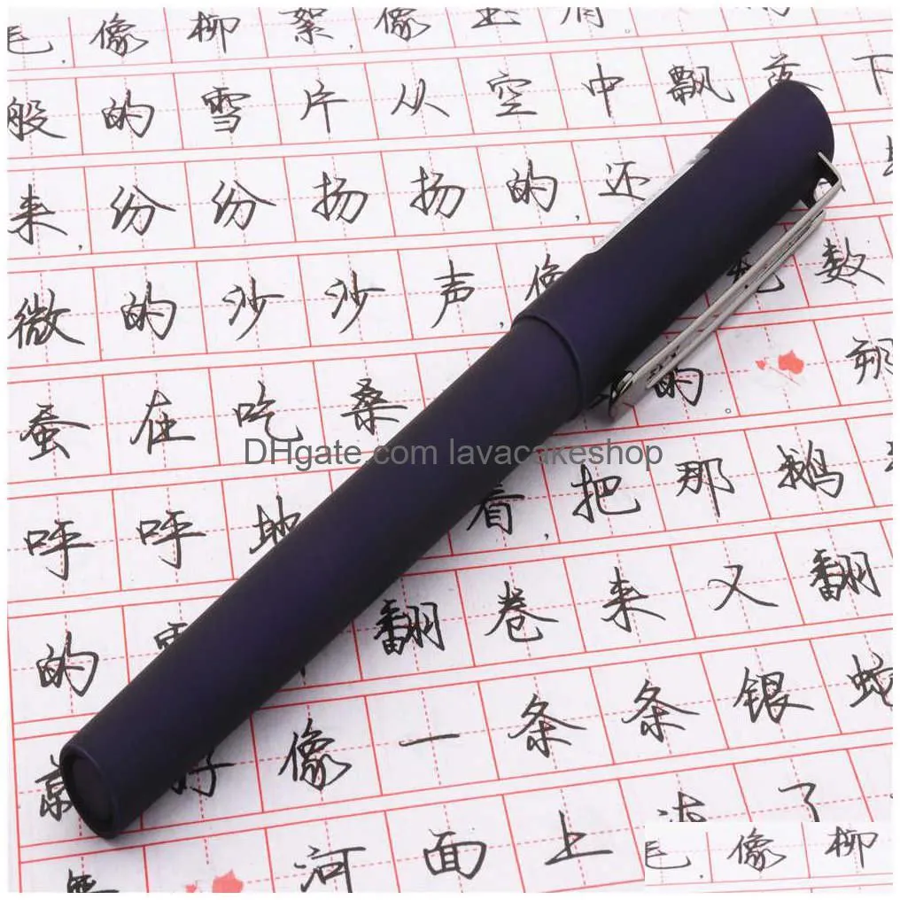 wholesale new listing high quality 6057 dark color school supplies student office stationary colors nib fountain pen ink