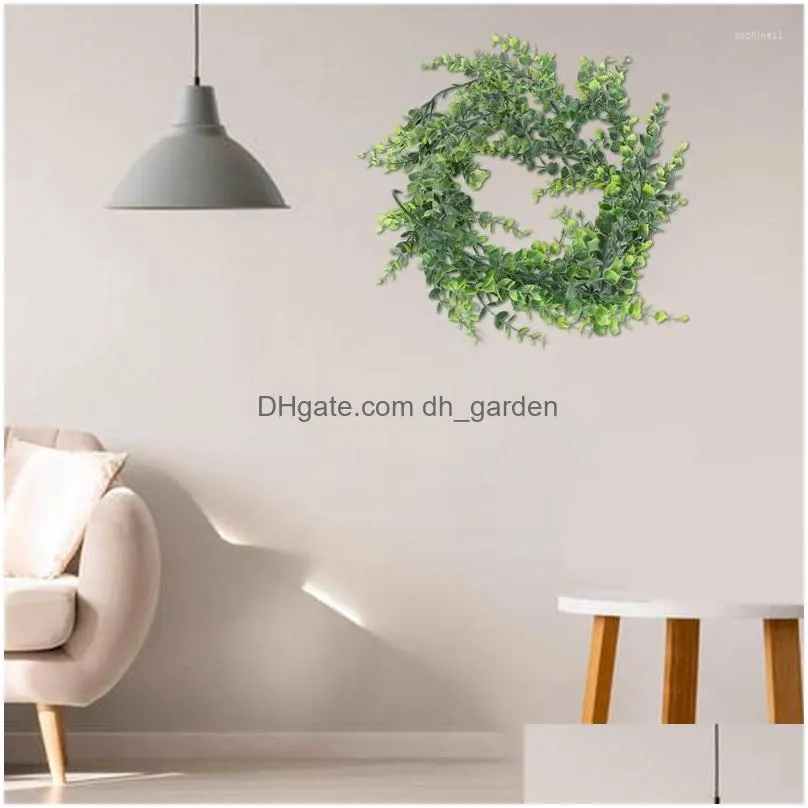 decorative flowers artificial garland vines faux eucalyptus greenery wedding backdrop arch wall decor 6 feet