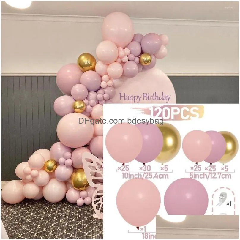 party decoration pink balloon garland arch kit wedding birthday decor ballon globos supplies latex ballons baby shower