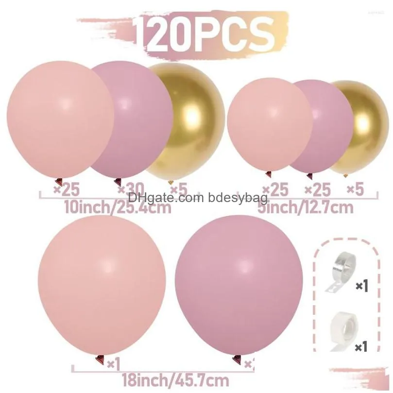 party decoration pink balloon garland arch kit wedding birthday decor ballon globos supplies latex ballons baby shower