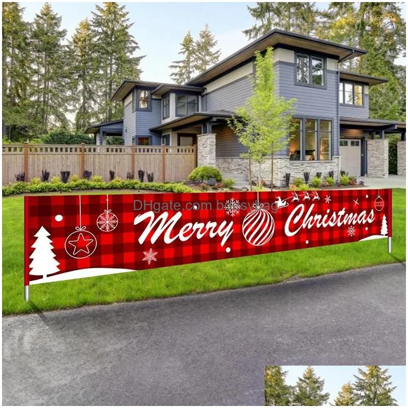christmas decorations merry letters banner ornaments outdoor store pulling flag porch sign xmas gifts for home