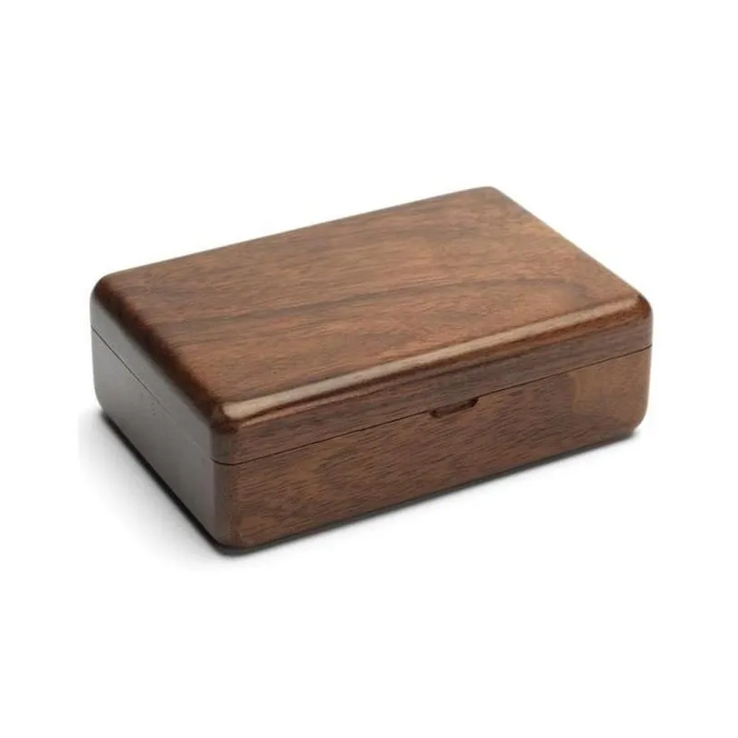 Jewelry Boxes Travel Wood Wooden Packing Case Portable Wedding Ring Necklace Bracelet Organizer Women Men Display Box Gift For Coupl