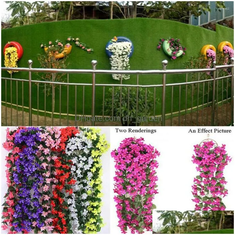 decorative flowers 1 artificial fake ivy vine hanging garland plant wedding home decoration decor artificia birthday