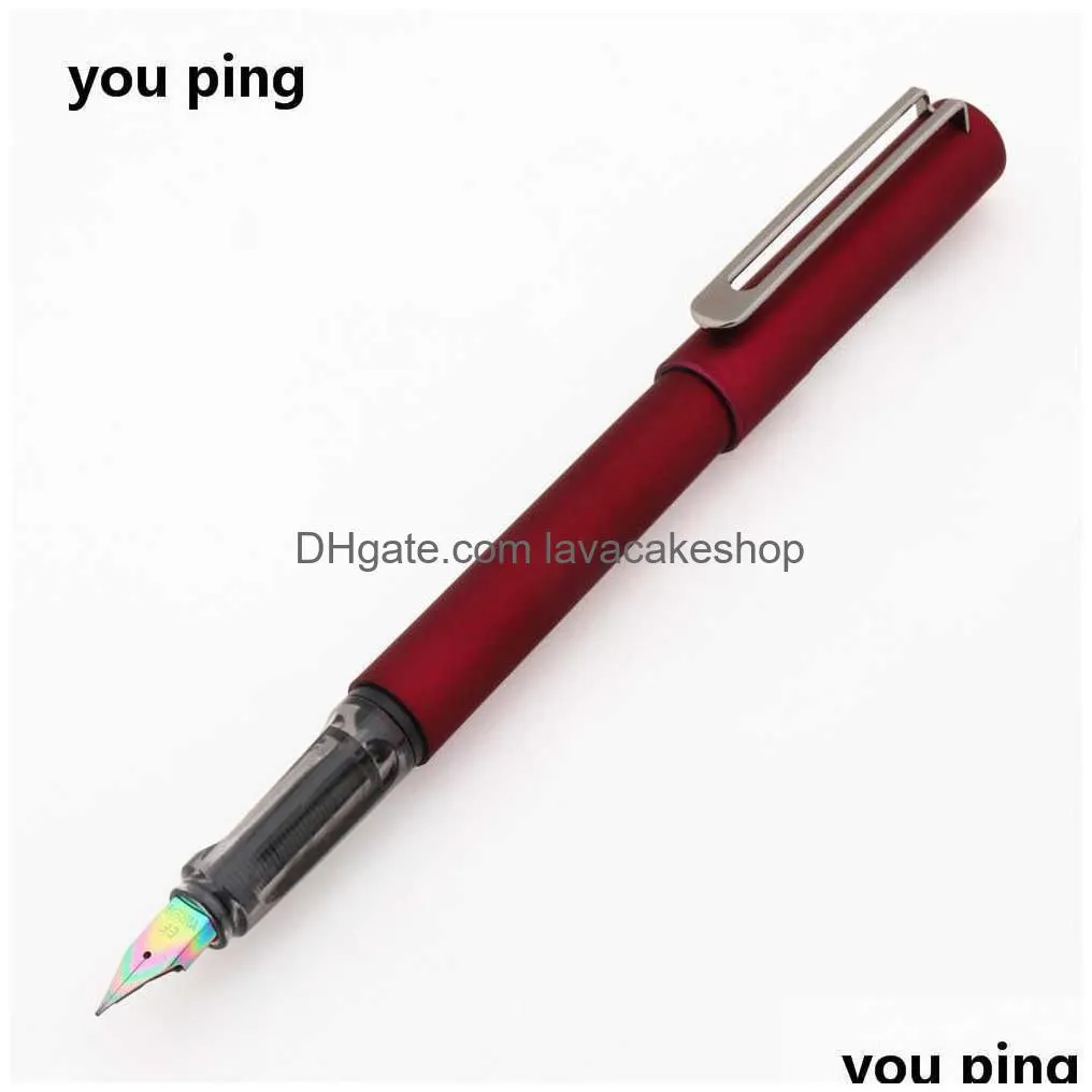 wholesale new listing high quality 6057 dark color school supplies student office stationary colors nib fountain pen ink