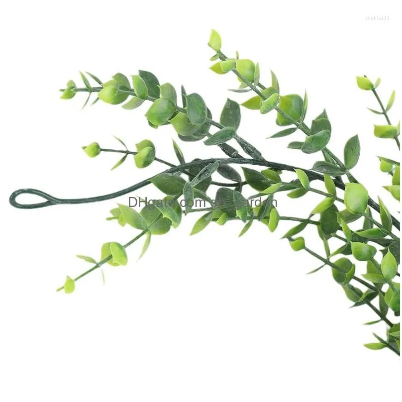 decorative flowers artificial garland vines faux eucalyptus greenery wedding backdrop arch wall decor 6 feet