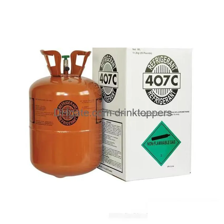 freon steel cylinder packaging r407c 25lb tank refrigerant for air conditioners