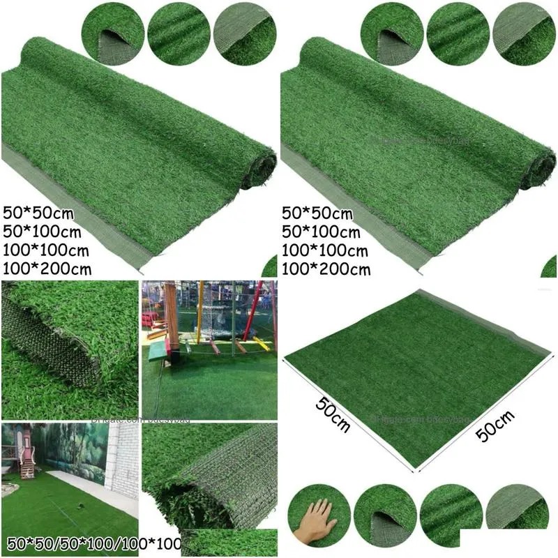 decorative flowers artificial grassland simulation moss lawn turf fake green grass mat carpet diy micro landscape home floor decor