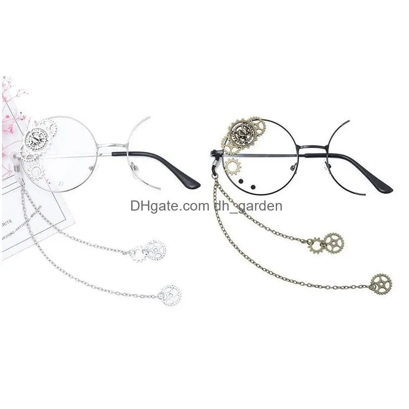 Fashion Sunglasses Frames Fashion Sunglasses Frames Rhyming Lolita Unilateral Gear Glasses Net Red Individual Decorative Dro Dhgarden Dhlyz