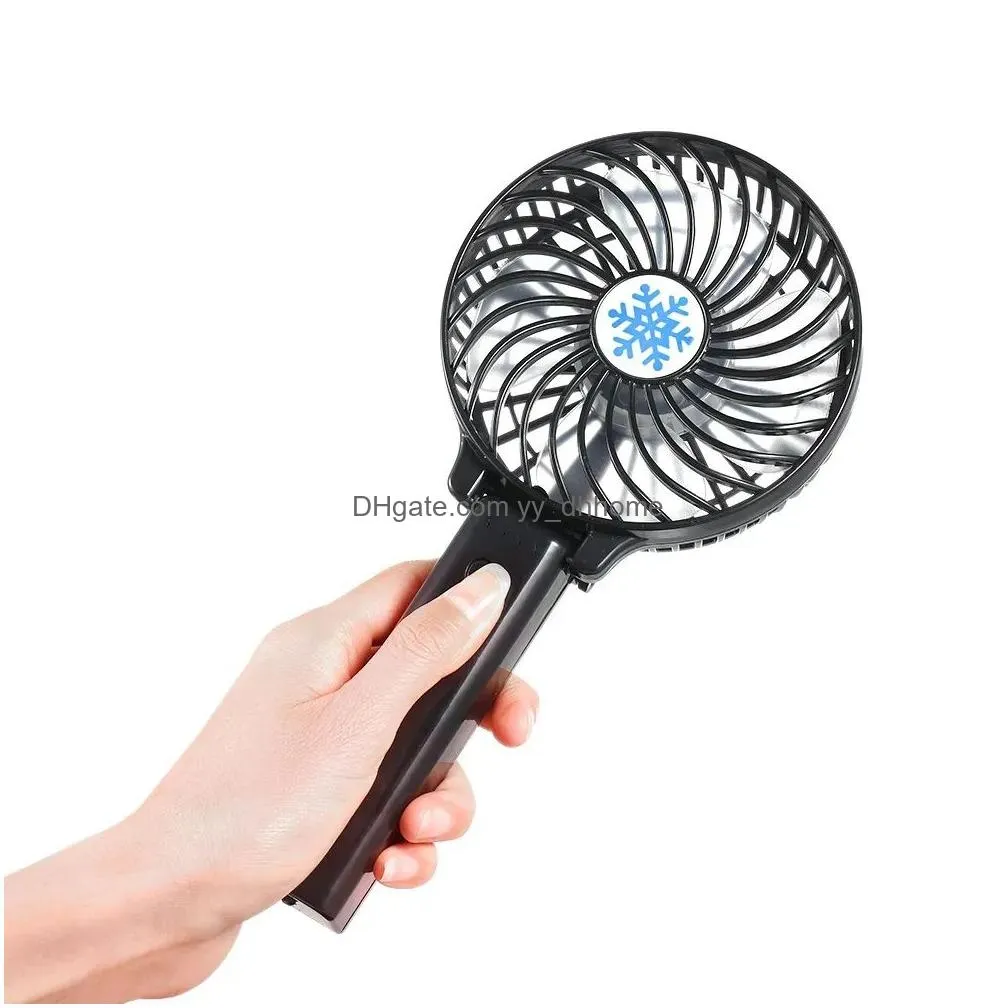 ups portable usb mini fan battery rechargeable foldable handle cooler cooling fans cooler for outdoor sports travel 7.15