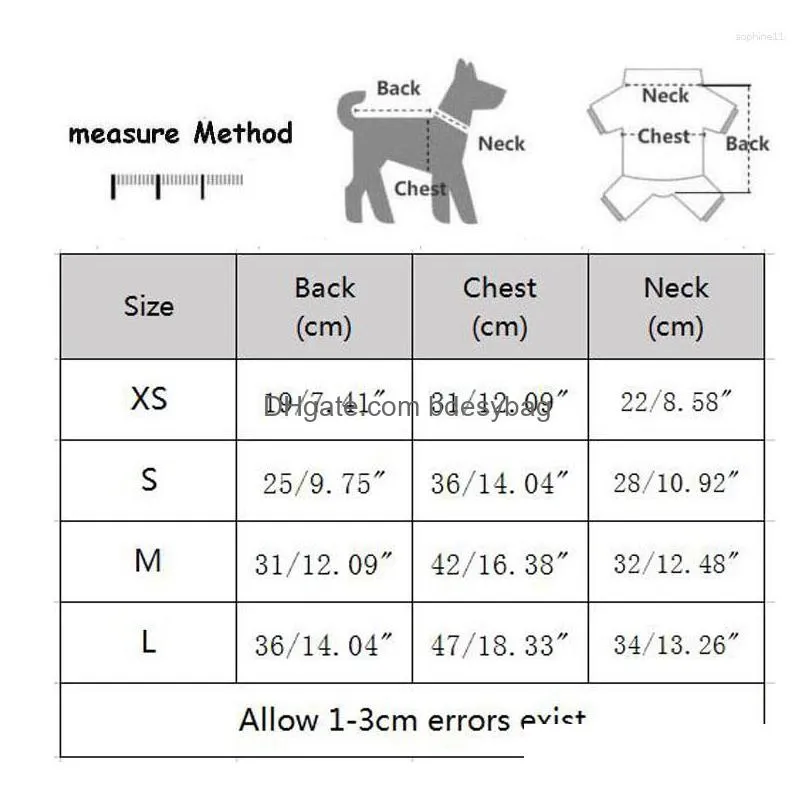 Dog Apparel Dog Apparel Letter Print Clothes Summer Tshirt Vest For Small Medium Dogs Chiwawa Tank Top Puppy Cat Sleeveless Vests Hood Dhru8