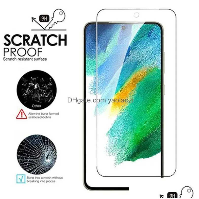 cell phone screen protectors 3pcs protective glass for samsung galaxy s21 fe s20 fe s21 plus tempered film for samsung m12 a03 a12 a32 a22 screen protector