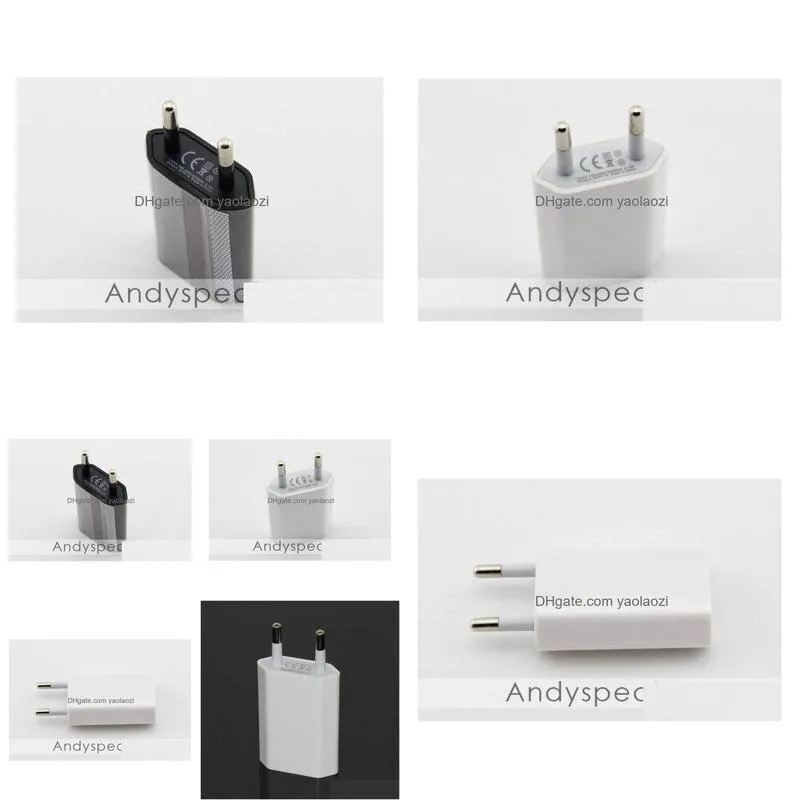 eu wall  quality real 5v/1a for iphone samsung cellphone universal travel  100pcs/up