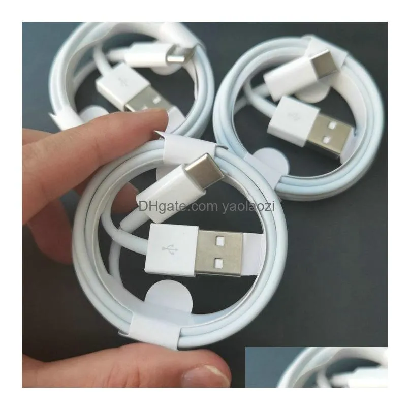 high speed usb-c 1m 3ft cell phone cables fast charging type c cable  for samsung galaxy s8 s9 s10 note 9 universal data charging adapter phones
