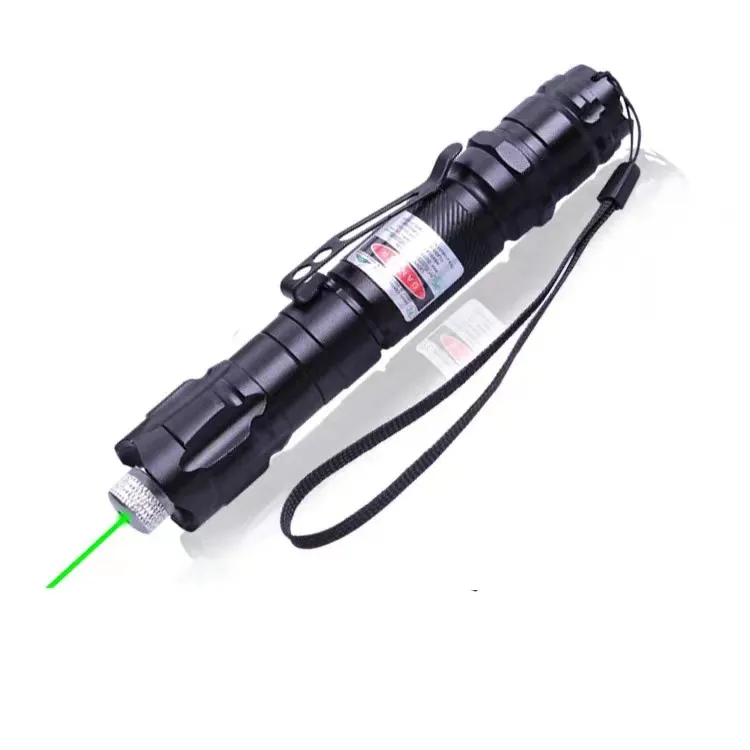 Laser Pointers 009 Green Pen 532nm Adjustable Focus &18650 Battery And Battery  EU US Plug With Box Package