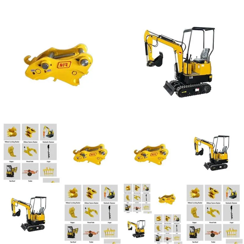 wholesale large machinery equipment mini excavator excavator accessories