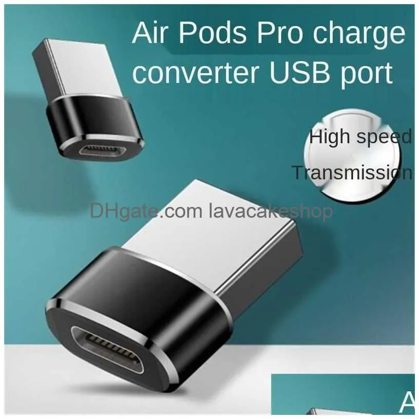 wholesale aluminum alloy usb to type c adapter fast charging converter for laptop pc computer phone type-c otg