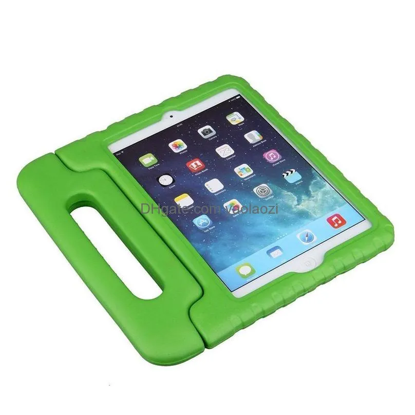 kids handle stand eva soft shockproof tablet pc cases silicone case for ipad mini 2 3 4 ipad air pro129 pro11 hd8 s5199391