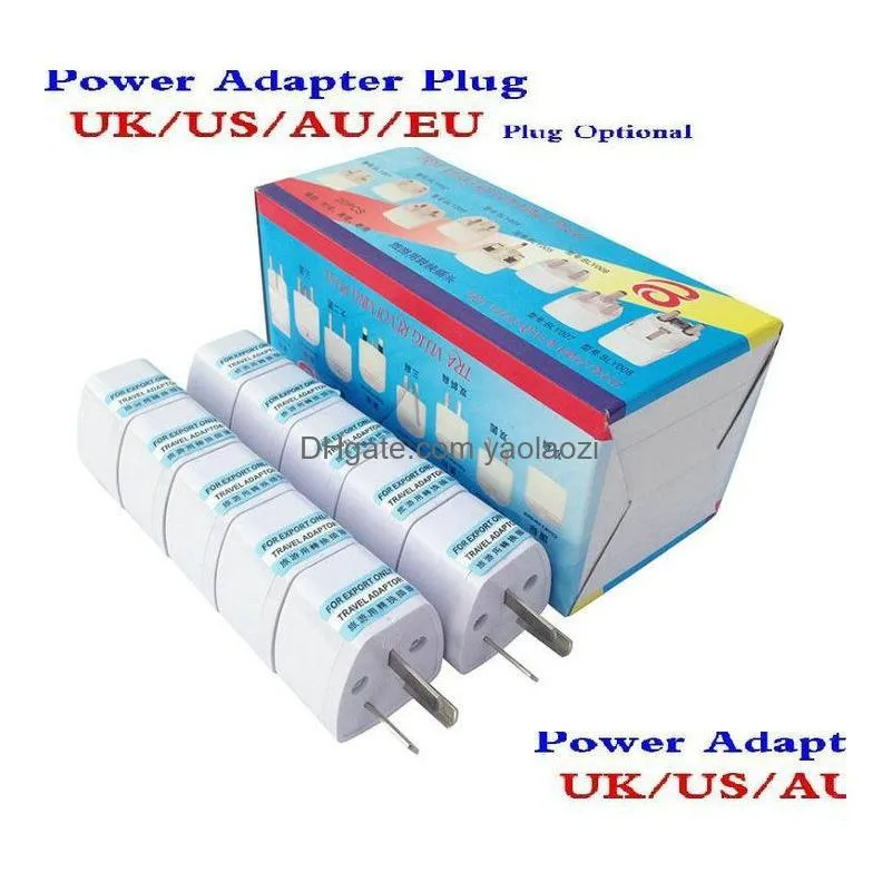 universal power adapter travel adaptor au us eu uk plug  adapter converter 3 pin ac power for australia zealand