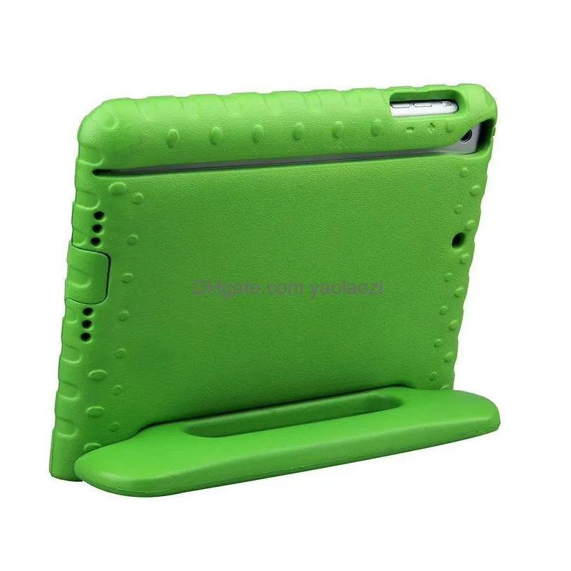 kids handle stand eva soft shockproof tablet pc cases silicone case for ipad mini 2 3 4 ipad air pro129 pro11 hd8 s5199391