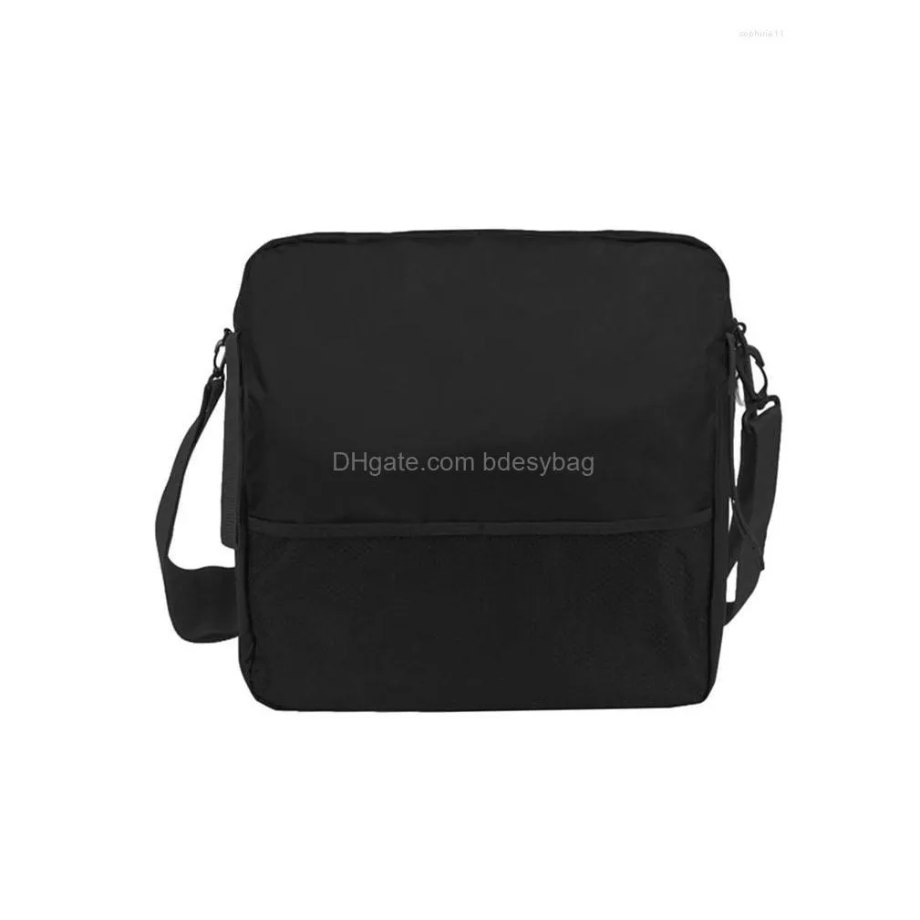 Storage Bags Storage Bags Wheelchair Bag Walker Accessories Side Pouch Lightweight Oxford Cloth Long-Term Use For Scooter Electric Whe Dhm1T