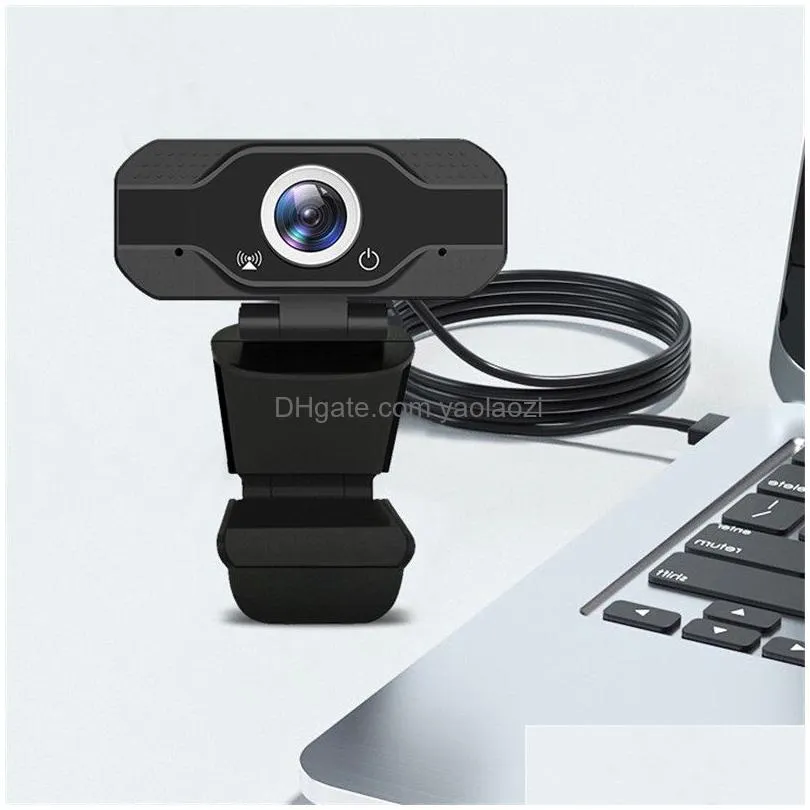 full hd 1080p webcam pc web camera with microphone x5 usb webcams for calling live broadcast video conference