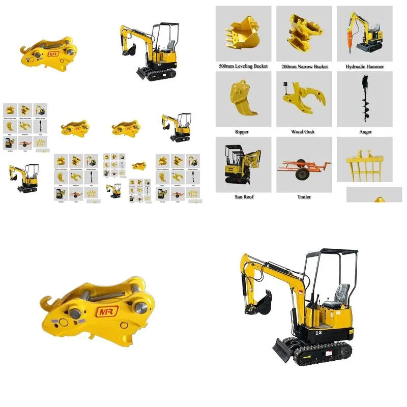 wholesale large machinery equipment mini excavator excavator accessories