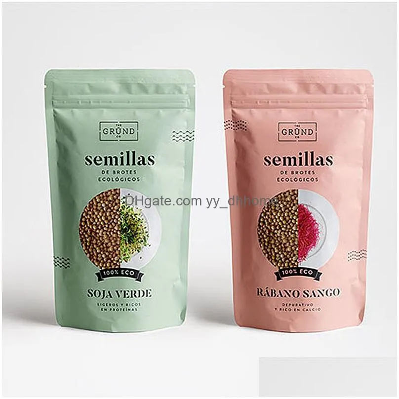 Packaging Bags Wholesale Customized Pet Food Cat And Dog Grade Materials Vertical Sealed Moisture-Proof Good Quality Easy To Drop De Otn5G