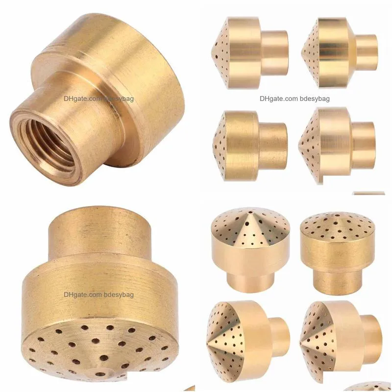 watering equipments agriculture equipment female thread brass fountain nozzle spray head sprinkler for landscape architecture decor