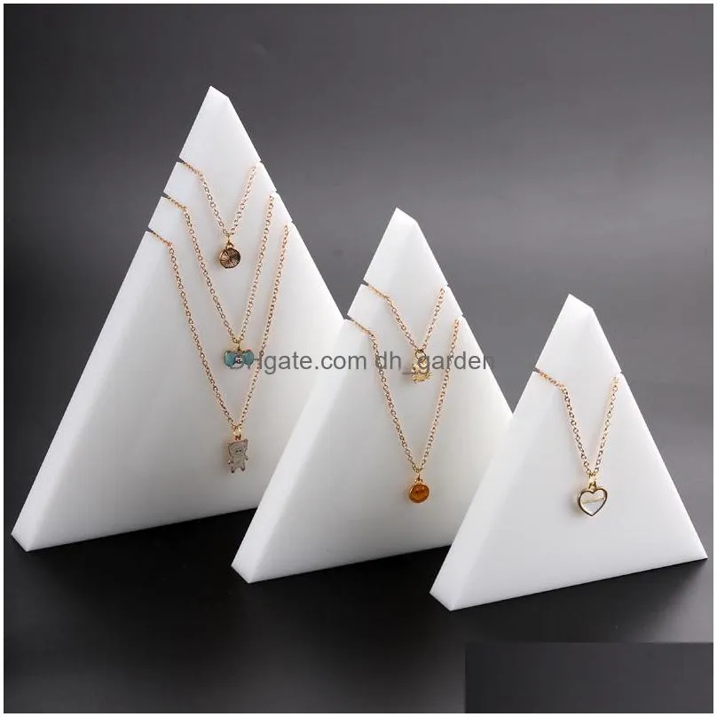 triangle stand showing organizer necklace holder jewelry stands jewellery display case