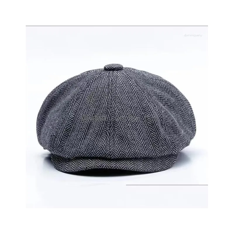 berets wool sboy caps men herringbone flat gatsby cap woolen driving hats vintage inspired hat winter peaky blinders beret