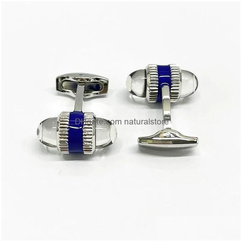 luxury cufflinks cuff links high quality classic style cufflink 4 colors with box