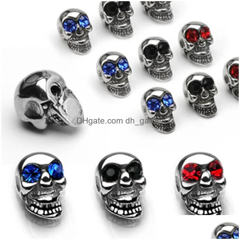 12pcs 316l stainless steel skull body jewelry piercing tongue ring studs barbell halloween gift