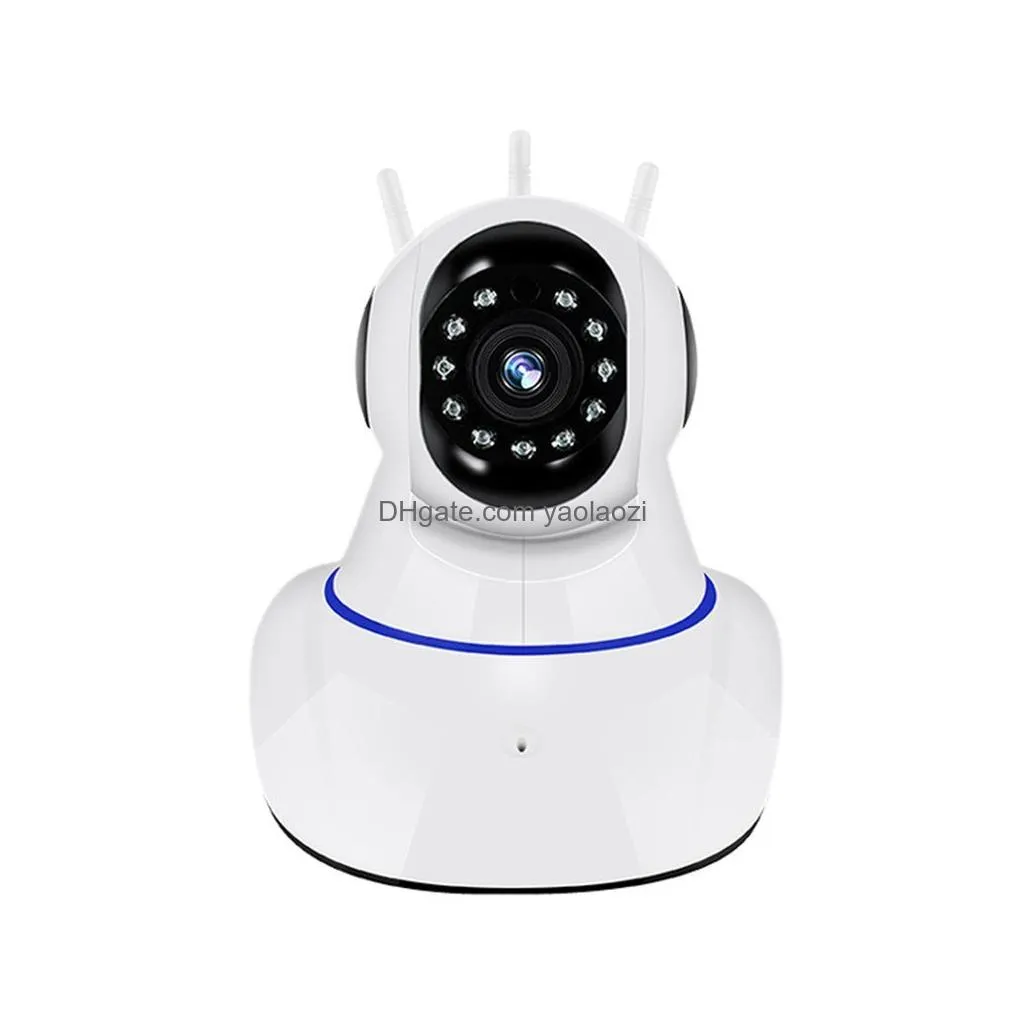 hd 1080p 720p wifi mini camera wireless h.264 home security ip camera night vision 360 degree video surveillance camcorder with 3pcs