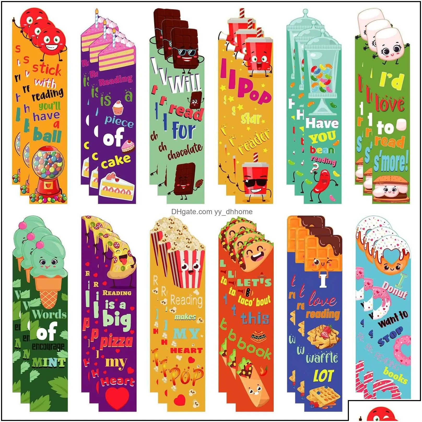 wholesale bookmark bookmark scratch and sniff fruit scented bookmarks classroom fun for kids girls boys teen school student 12 styles drop del