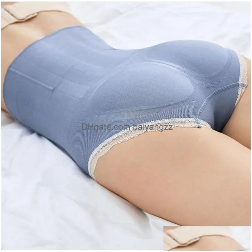 Womens Shapers Fashion Women Sha Panties Postpartum Warm Ovary High Waist Pants Body Tightening Underwear Drop Delivery Apparel Dhyt4