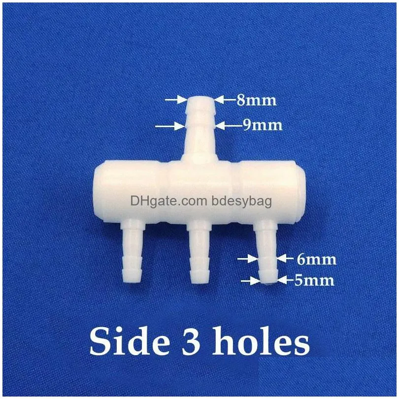 watering equipments 5100pcs plastic side2 3 4ways hose connectors irrigation water pipe fittings tank air pump joints liquid gas