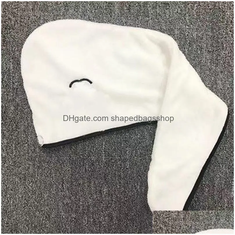 white women letters shower caps luxurys designers c brand sleeping hat night sleep bonnet nightcap four seasons