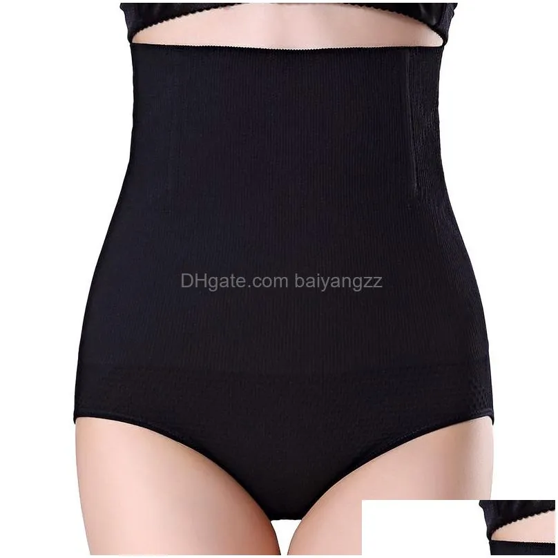 Womens Shapers Women High Waist Sha Panties Breathable Body Shaper Slimming Tummy Underwear Panty 220719 Drop Delivery Apparel Dhskd