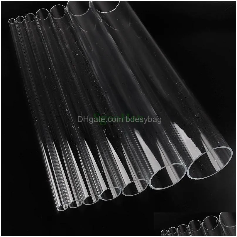 watering equipments 2pcs o.d 16110mm clear plexiglass acrylic aquarium fish tank tube home diy filter accessories water pmma pipe 50cm