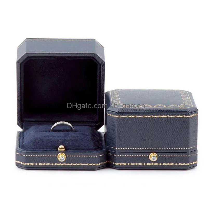 luxury ring box vintage design jewelry display organiser valentine wedding gifts perfect engagement prop bracelets tray