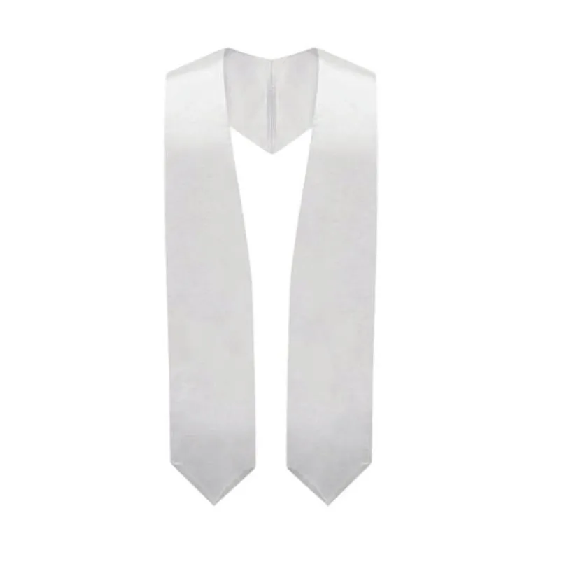 sublimation blanks graduation tie stoles home textile polyester grad senior student vneck logo printing for students